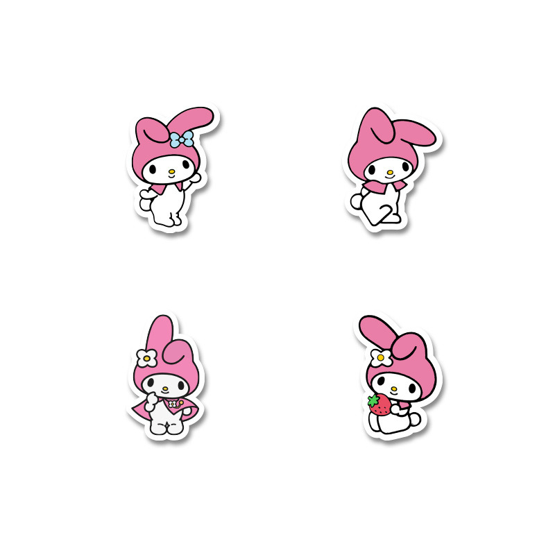 Αυτοκόλλητα My Melody 5cm / 8τμχ