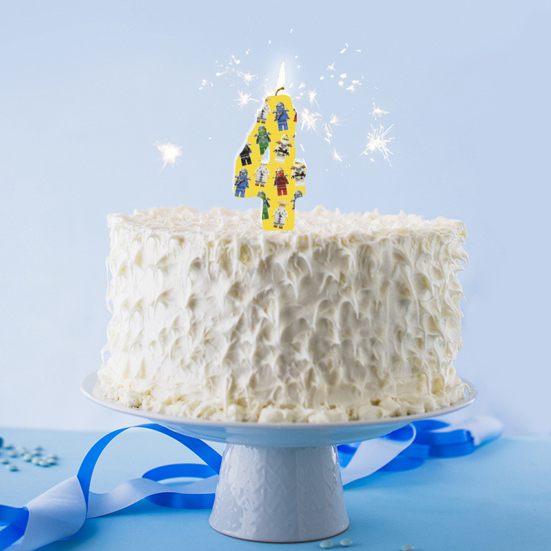 Κερί Νούμερο 4 Ninjago