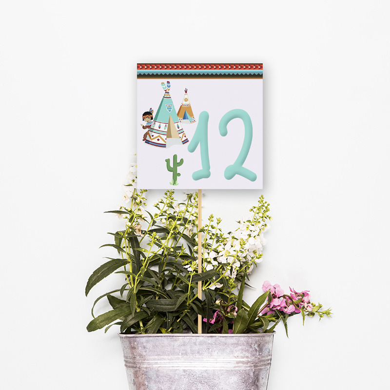 Αρίθμηση τραπεζιού Ινδιάνος τετράγωνο