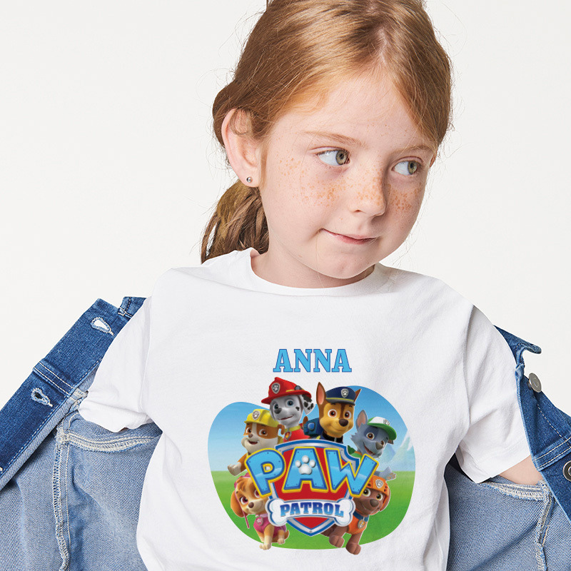Παιδικό T-shirt Paw Patrol για κορίτσι με όνομα