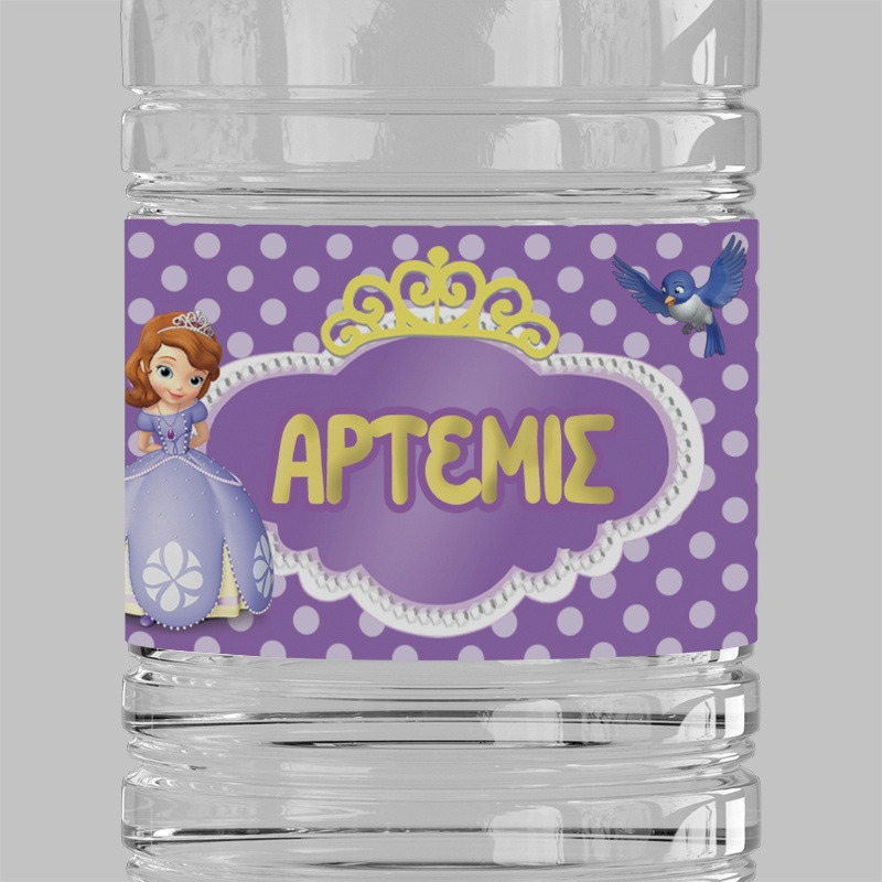 Ετικέτες νερού με όνομα Πριγκίπισσα Σοφία / 8 τμχ