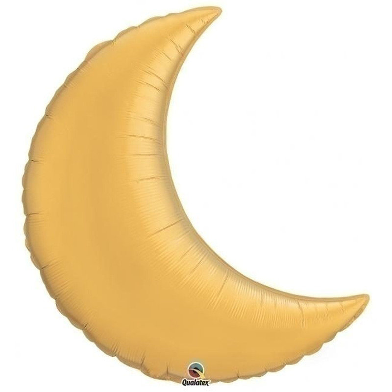 Μπαλόνι Φοιλ 35'' Σχήμα Φεγγάρι Χρυσό Crescent moon