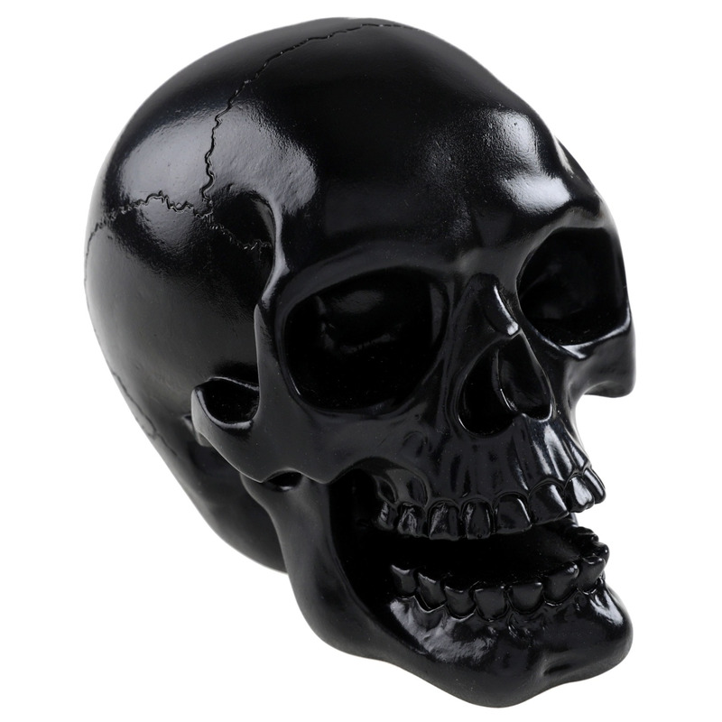 Νεκροκεφαλή Μαύρη Skull Black 7 x 11.5 x 9.5 εκ