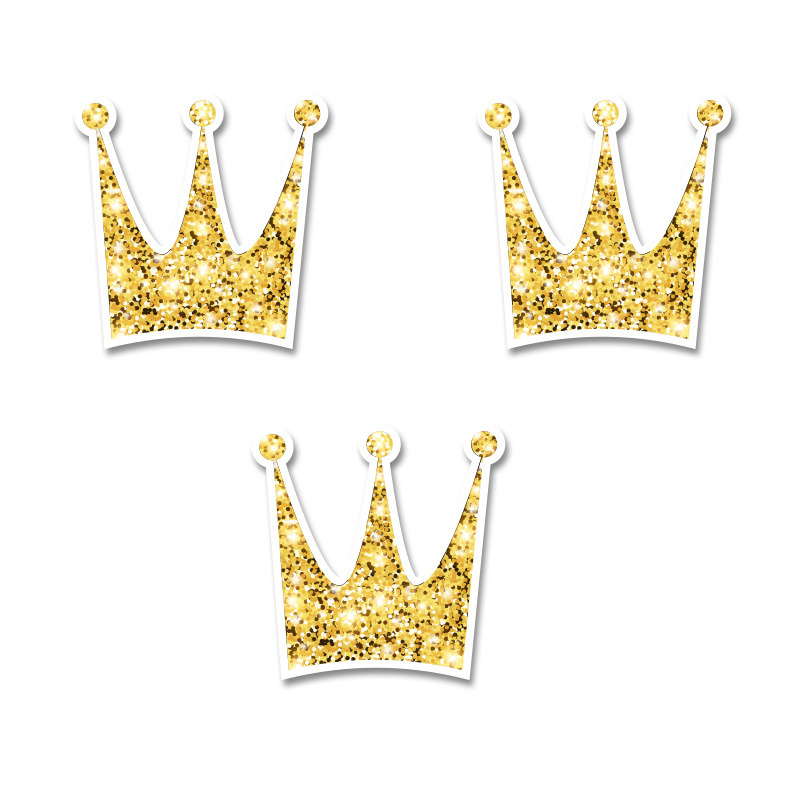 Αυτοκόλλητα Κορώνα 10cm / 8τμχ