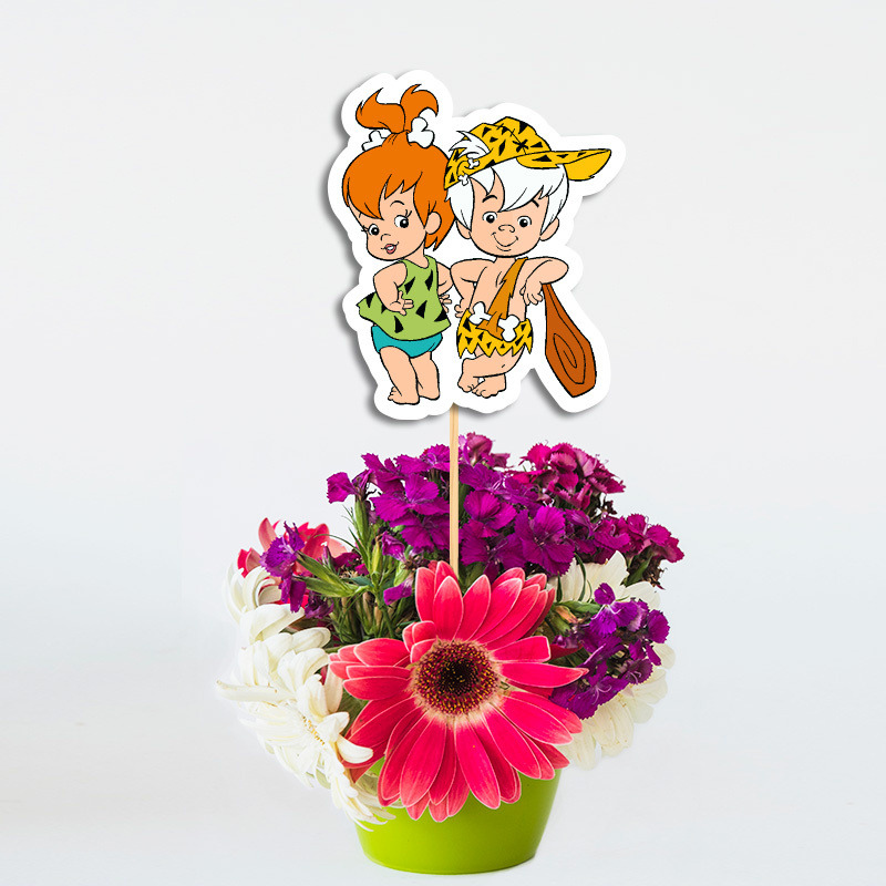 Topper Διακοσμητικό Σταλίτσα χάρτινο/ 20cm