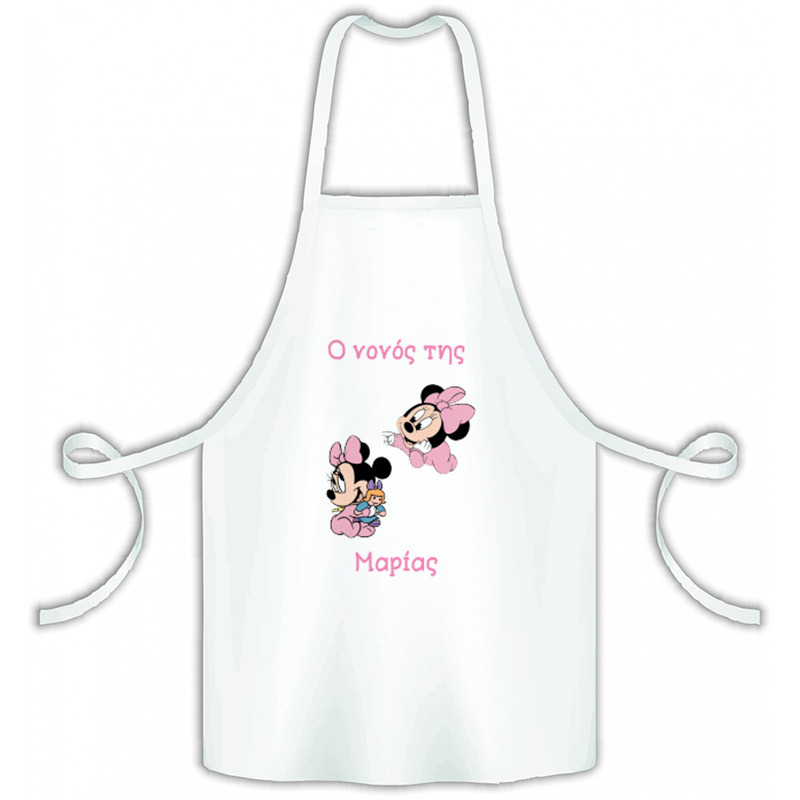 Baby Minnie Ποδιά Νονού/Νονάς για Βάπτιση