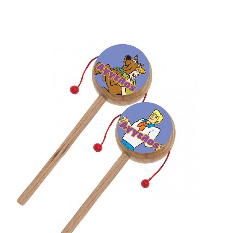 Ξύλινο Τυμπανάκι με όνομα Scooby-Doo