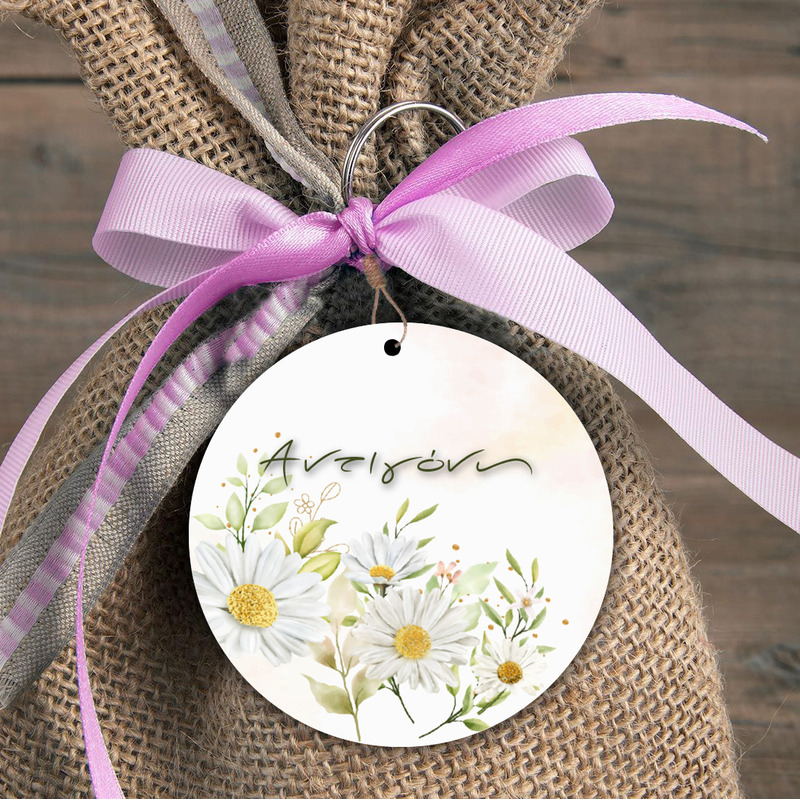 Μαργαρίτα Φιγούρα Ξύλινη για μπομπονιέρα