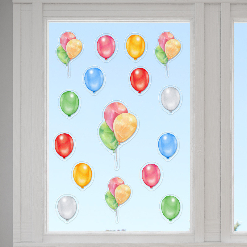 Αυτοκόλλητα τζαμιού Pastel /10 τμχ