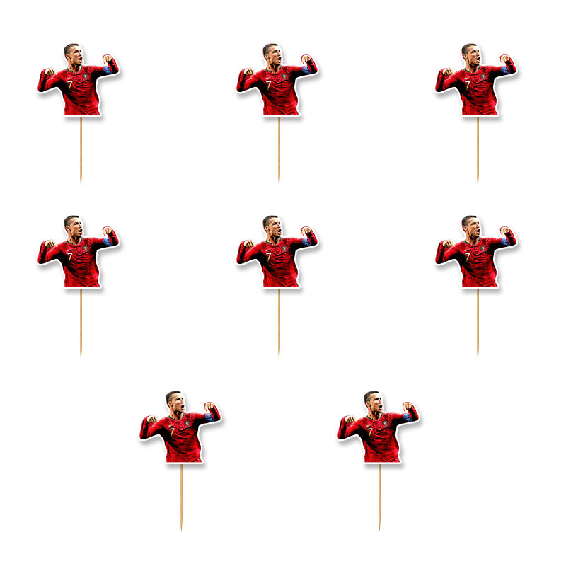 Οδοντογλυφίδες Ronaldo 5cm / 12τμχ