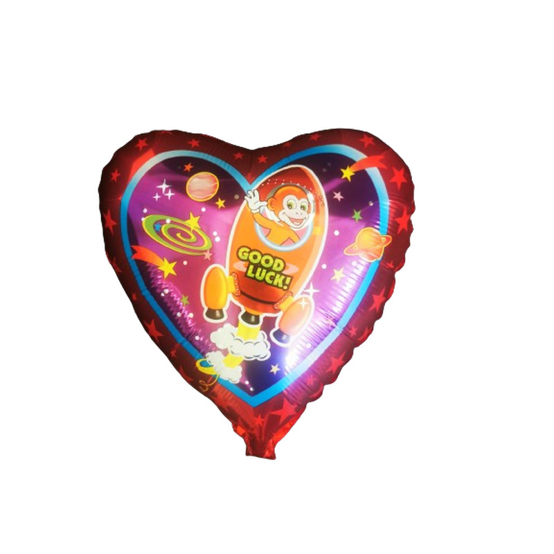 Μπαλόνι Φοιλ Καρδιά 18 Good Luck  /46 εκ - Ασυσκευαστο
