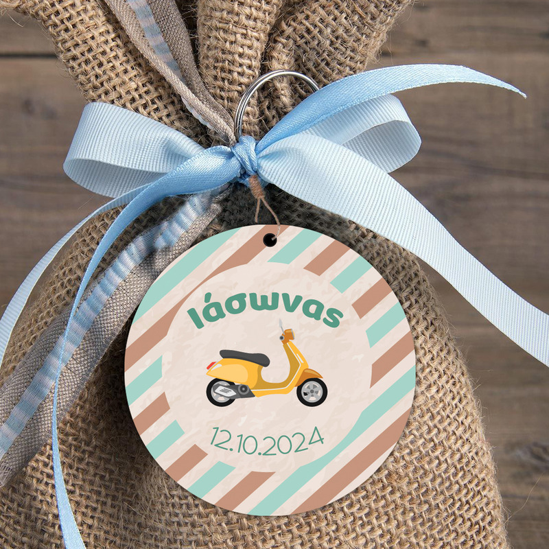 Βέσπα Φιγούρα Ξύλινη για μπομπονιέρα