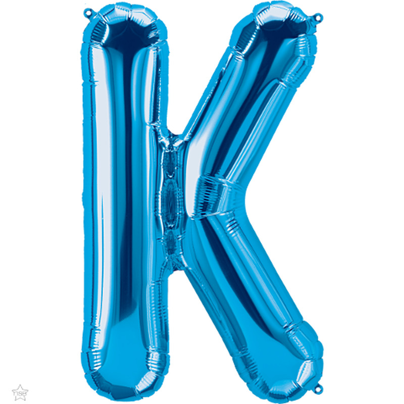 Μπαλόνι Φοιλ Γράμμα  K  Μπλε 34/ 86εκ