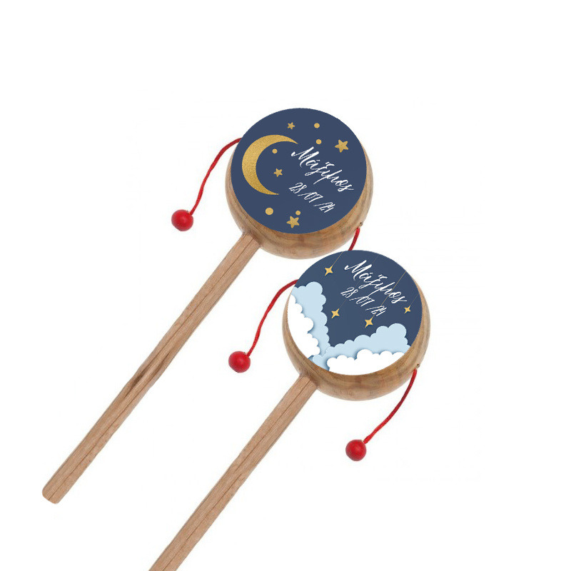 Ξύλινο Τυμπανάκι με όνομα Little Star