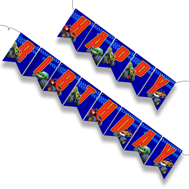 Γιρλάντα Γράμματα Blaze Happy Birthday