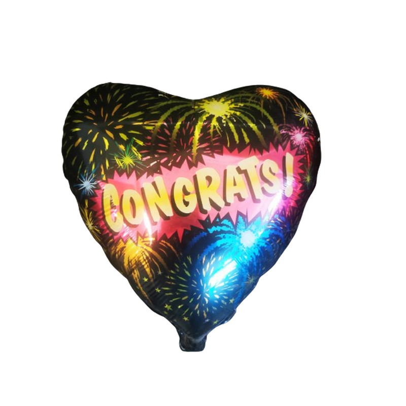 Μπαλόνι Φοιλ 18  Congrats / 46 εκ - Ασυσκεύαστο