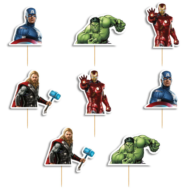 Οδοντογλυφίδες Avengers 5cm / 12τμχ