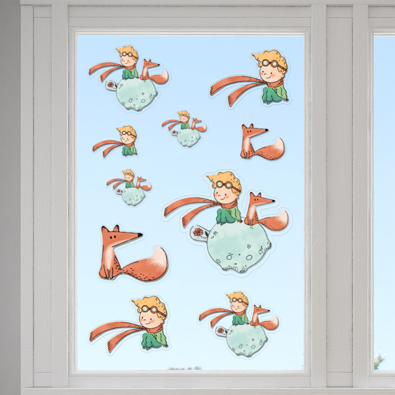 Αυτοκόλλητα τζαμιού Ο Μικρός Πρίγκιπας /10 τμχ