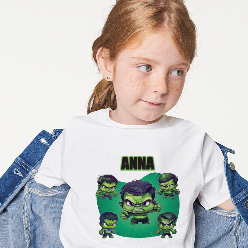 Παιδικό T-shirt Baby Hulk για κορίτσι με όνομα