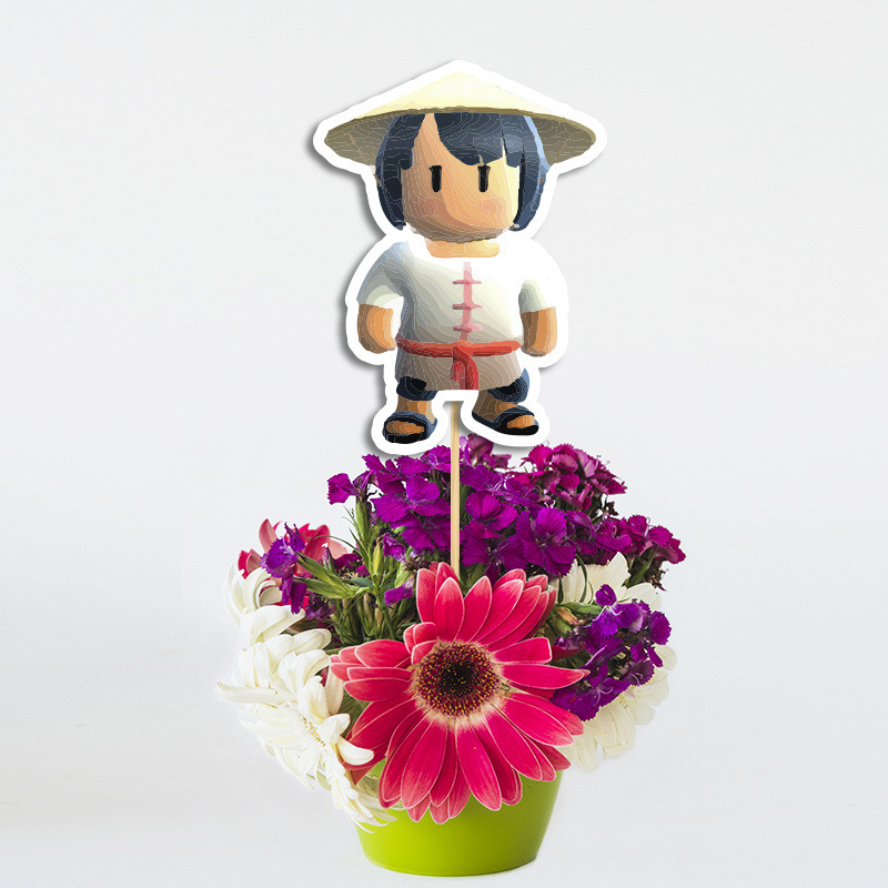 Διακοσμητικό Topper Stumble Guys χάρτινο 20cm