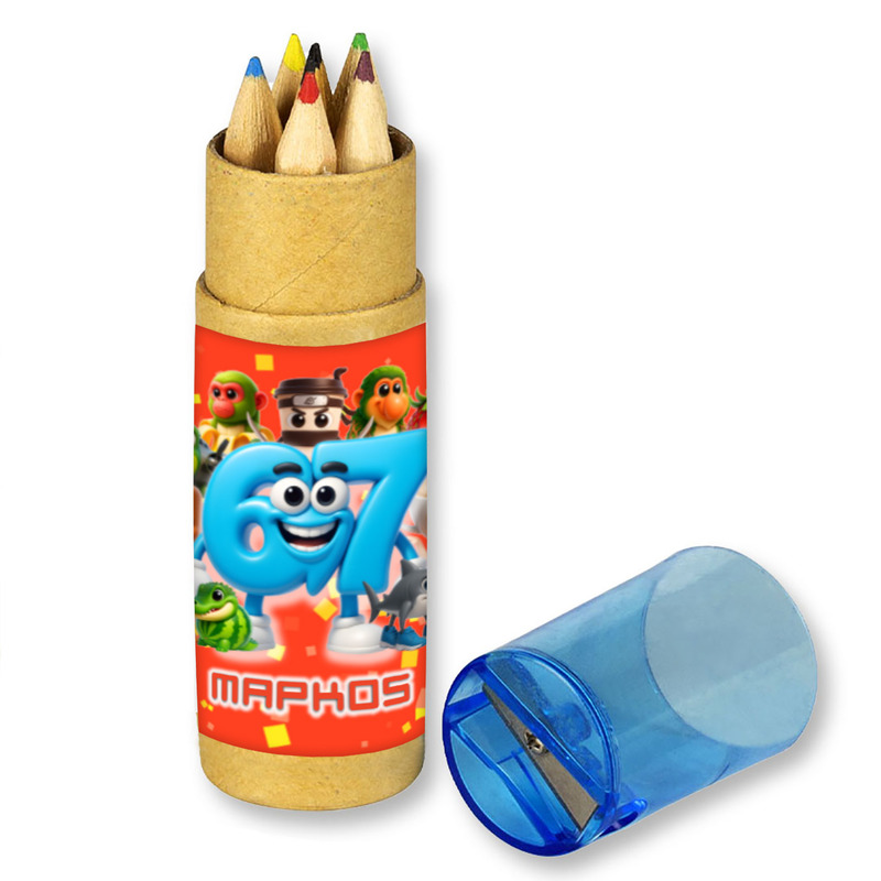 67 & Brainrot Ξυλομπογιές με όνομα