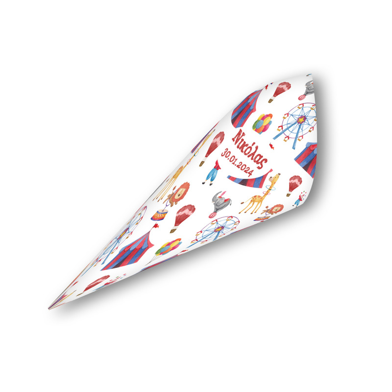 Χωνάκια για ζαχαρωτά με όνομα Τσίρκο