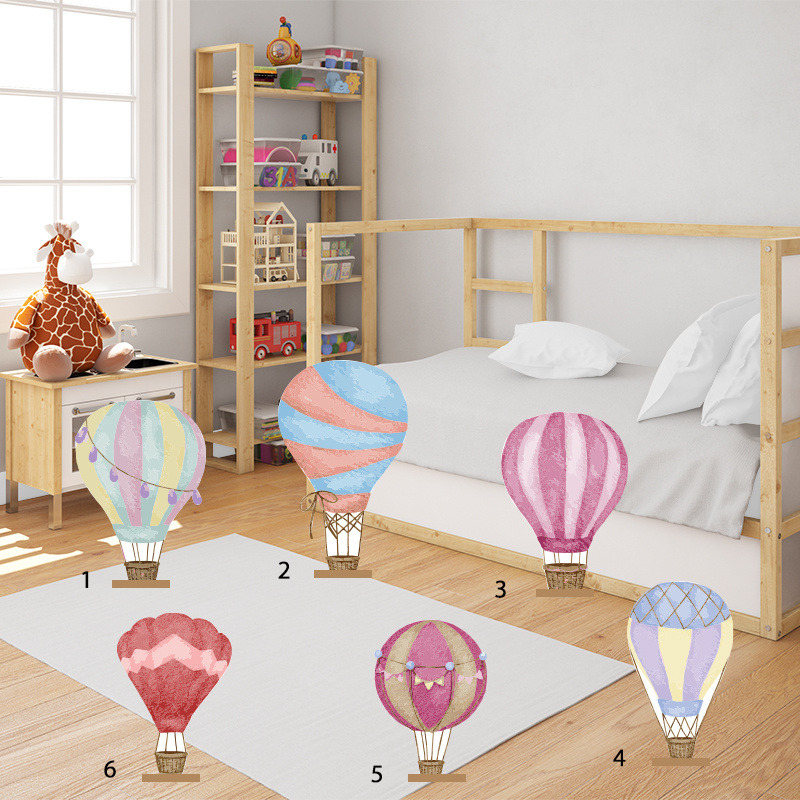 Διακοσμητική φιγούρα Αερόστατο 50cm Ξύλινη με βάση/1 τμχ