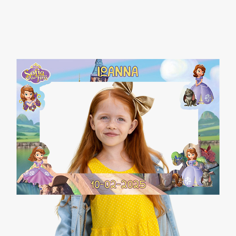 Κάδρο Photobooth Πριγκίπισσα Σοφία για φωτογραφίες/ 60cm*40cm