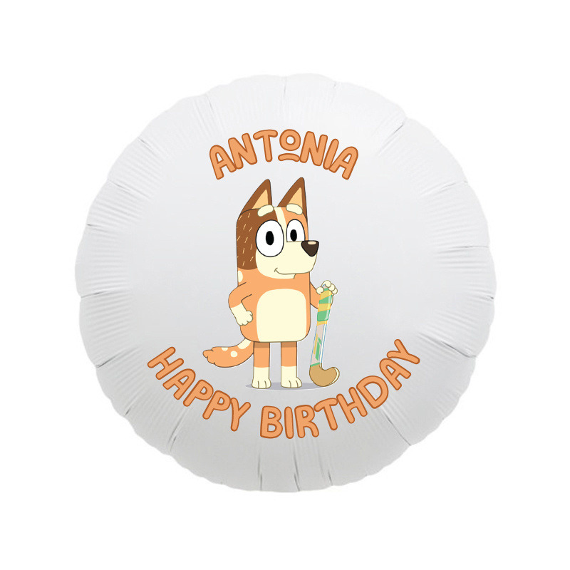 Μπαλόνι Φόιλ Bluey με όνομα / 43cm