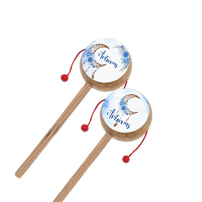 Ξύλινο Τυμπανάκι με όνομα Ονειροπαγίδα Αγόρι