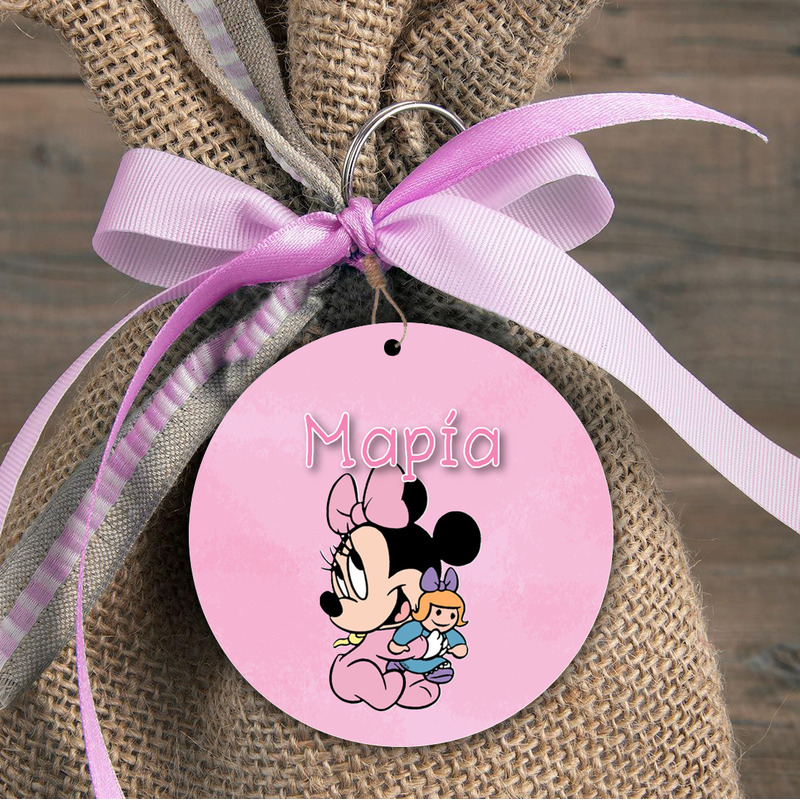 Φιγούρα Ξύλινη Baby Minnie για μπομπονιέρα