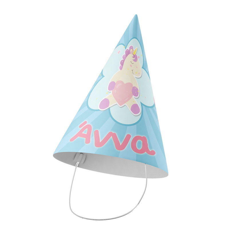 Καπελάκια πάρτυ με όνομα Baby Unicorn/8τμχ