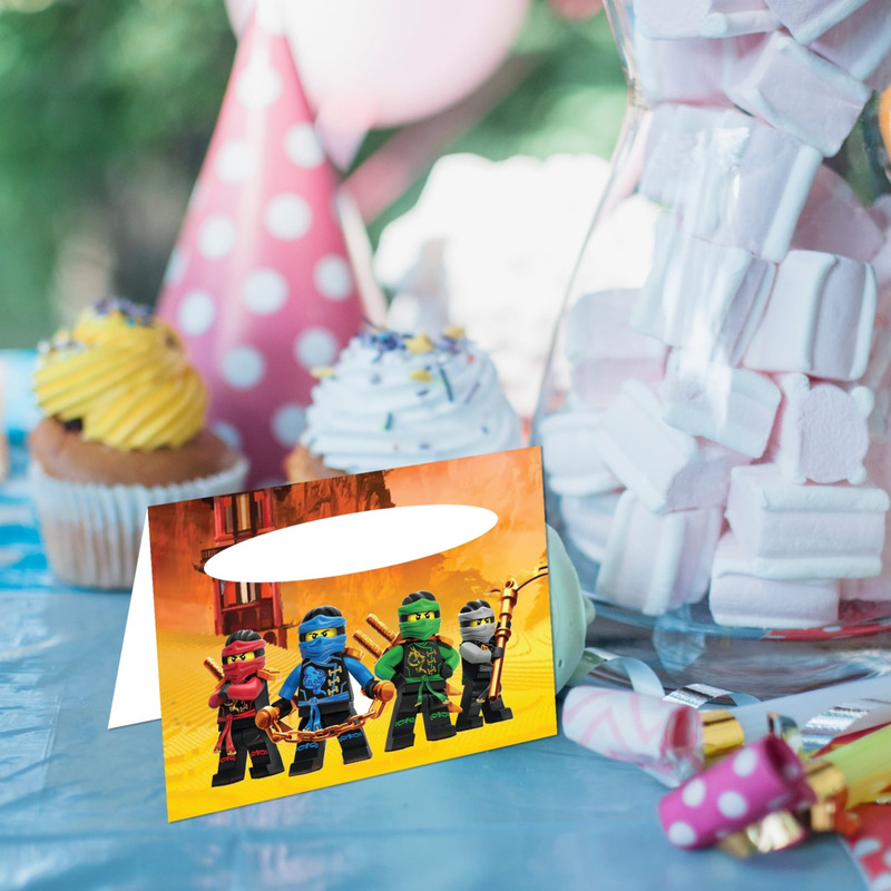 Καρτελάκι Μπουφέ Ninjago/ 6τμχ