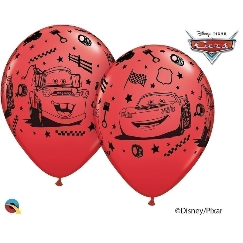 Μπαλόνια Λάτεξ 11 Cars Mcqueen & Mater / 6 τεμ