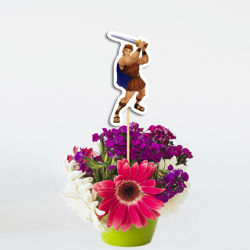 Διακοσμητικό Τοππερ Ηρακλής χάρτινο για το τραπέζι/ 20cm