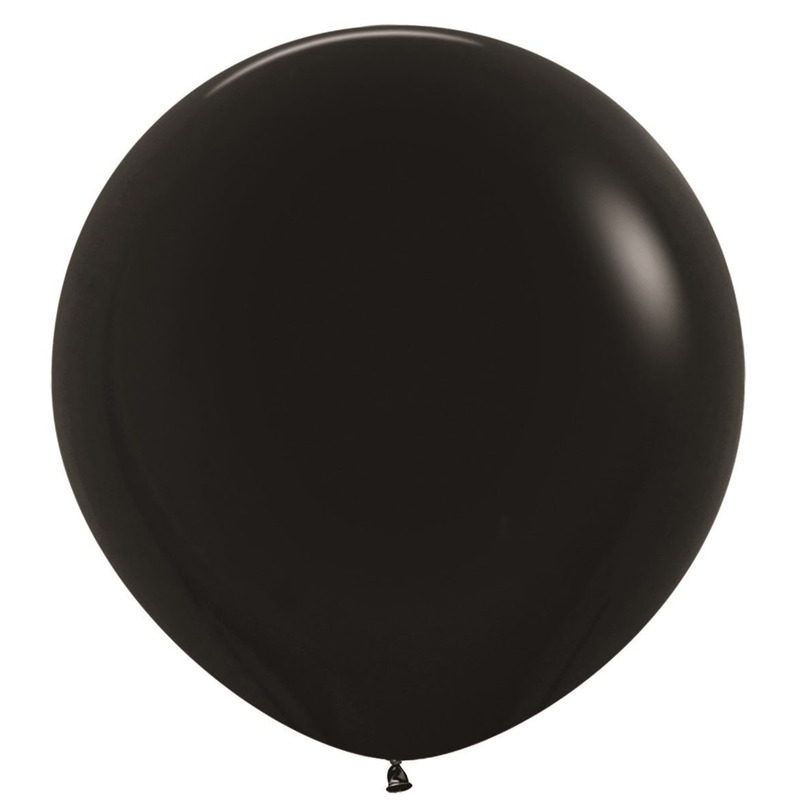 Μπαλόνια Λάτεξ 36 Μαύρο / 2 τεμ