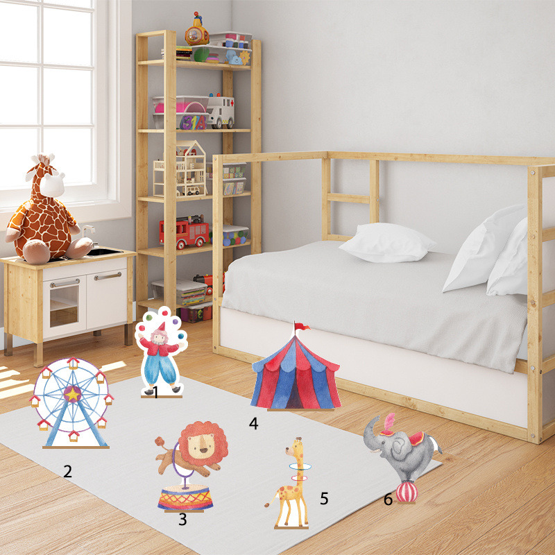 Διακοσμητική φιγούρα Τσίρκο 20cm Ξύλινη με βάση/1 τμχ