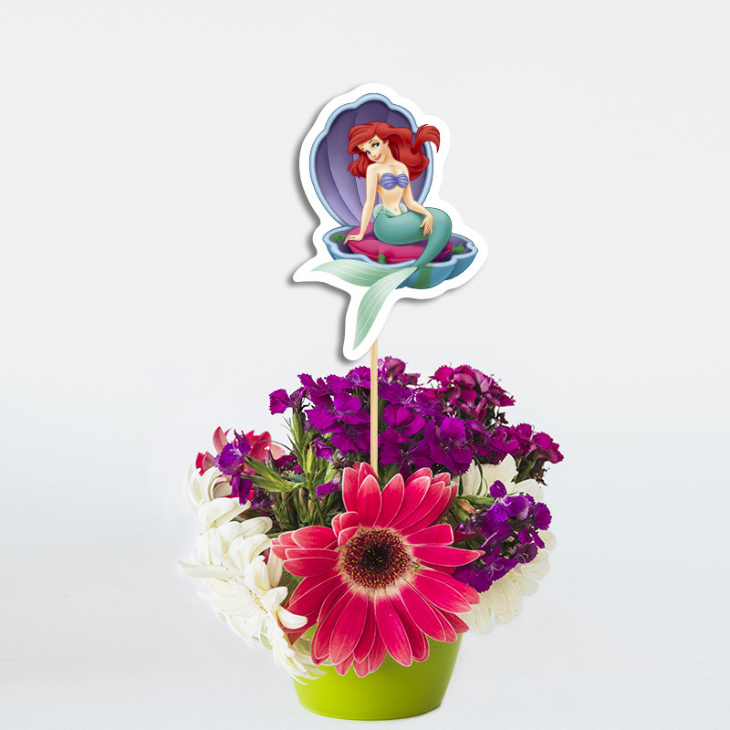 Διακοσμητικό Τοππερ Ariel χάρτινο για το τραπέζι/ 20cm