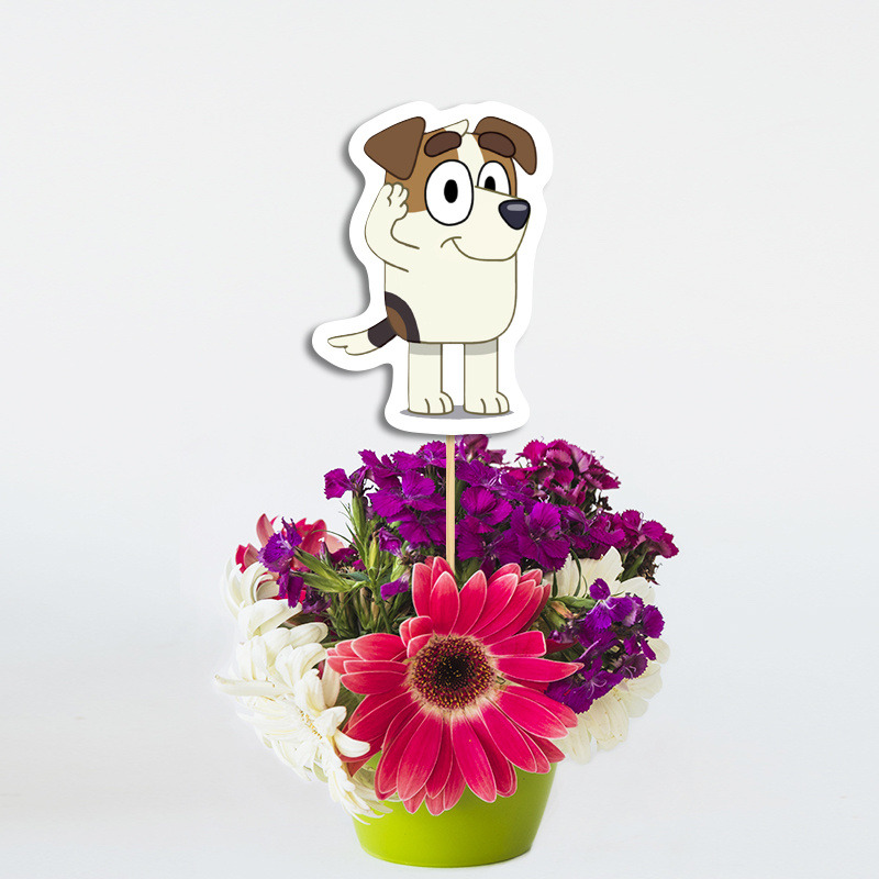 Topper Διακοσμητικό Bluey χάρτινο/ 20cm