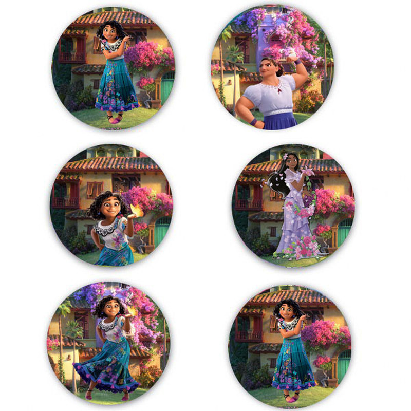 Ξύλινες Κονκάρδες Encanto / 8τμχ