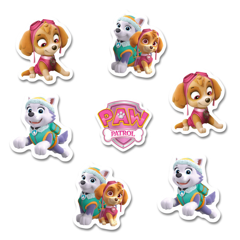 Αυτοκόλλητα Skye & Everest 5cm / 8τμχ