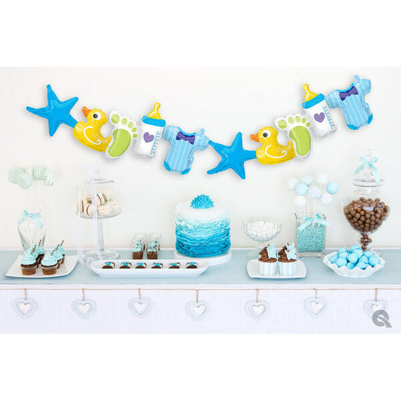 Γιρλάντα Φοιλ Baby Boy 104 εκ / 2 τεμ