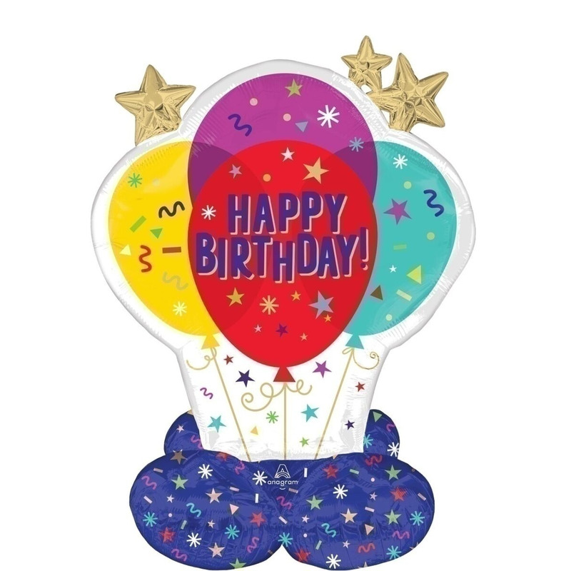 Μπαλόνι Φοιλ AirLoonz Party Balloons / 73 x 73 εκ - Happy Birthday