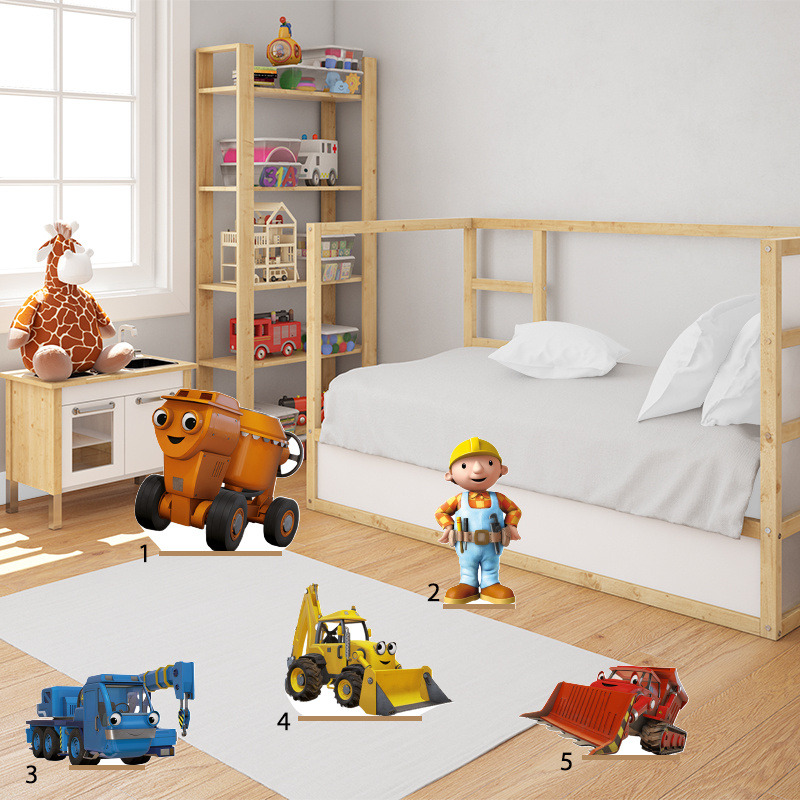 Διακοσμητική φιγούρα Μπομπ ο Μάστορας 50cm Ξύλινη με βάση/1 τμχ