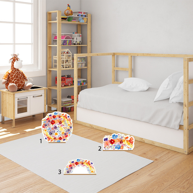 Διακοσμητική φιγούρα Floral 20cm Ξύλινη με βάση/1 τμχ