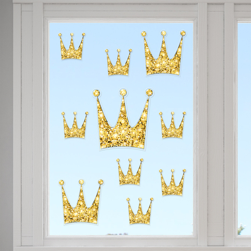 Αυτοκόλλητα τζαμιού Κορώνα /10 τμχ