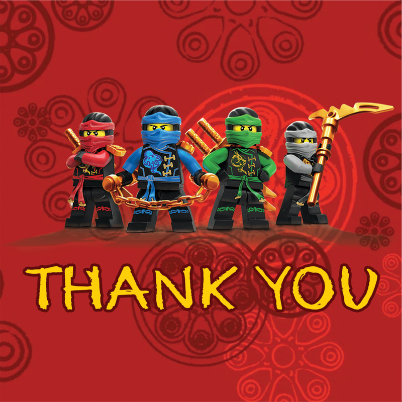 Σουβέρ χάρτινο Ninjago / 8τμχ