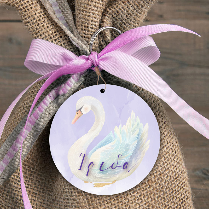 Κύκνος Φιγούρα Ξύλινη για μπομπονιέρα