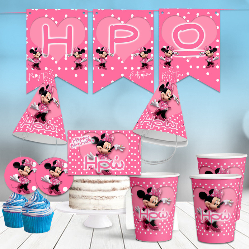 Σετ πάρτυ με όνομα Minnie/8 ατόμων