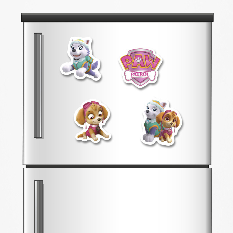 Ξύλινα μαγνητάκια Skye and Everest 5cm/ 4τμχ